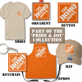 Orange Gay Homo Depot Stencil LGBTQ Funny Phrase Sleutelhanger