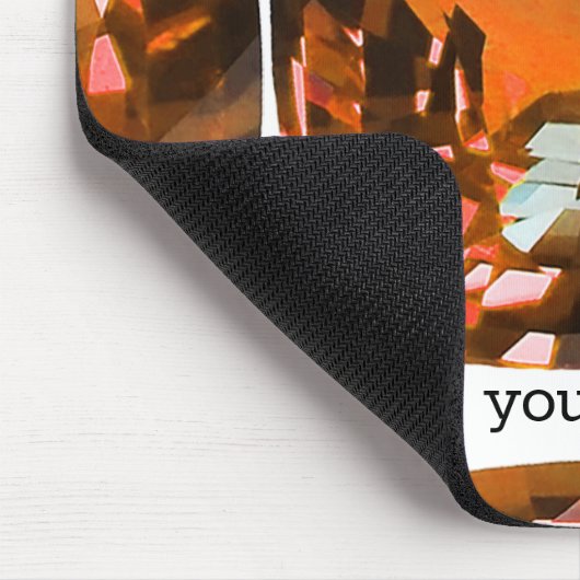 Orange Gemstone Muismat (Hoek)