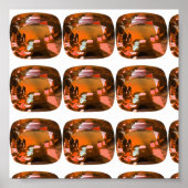 Orange Gemstone Poster (Voorkant)
