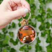 Orange Gemstone Sleutelhanger (Hand)