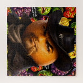 Orange get your fruit and veg premium 1000 piece j legpuzzel (Horizontaal)