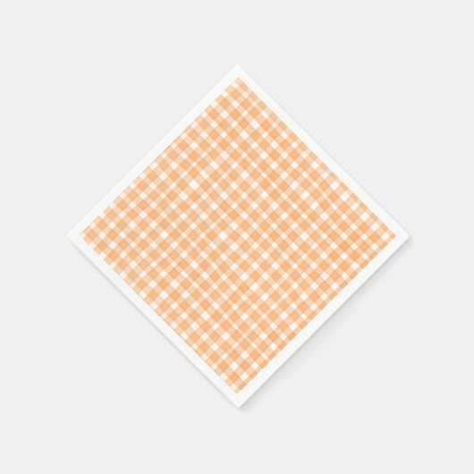 Orange Gingham Fall Servet (Hoek)