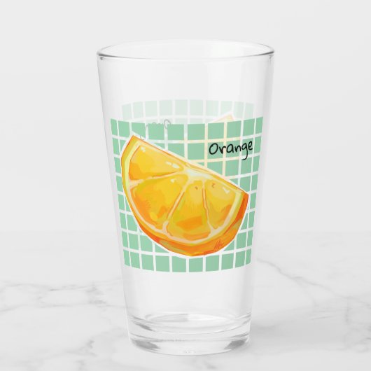 Orange Glas (Achterkant)