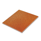 Orange Glitzer Tegeltje (Zijkant)