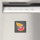 Orange & Grapefruit Slice Refrigerator Magnet (Insitu (Vaatwasser))