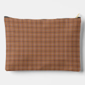 Orange Gray Plaid Classic Pattern Retro Etui (Achterkant)
