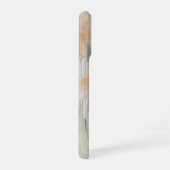 Orange Green Contemporary Abstract Design iPhone 16 Hoesje (Rechterkant)