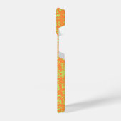 Orange & Green Doodle Pattern Case – Artist iPhone Hoesje (Linkerkant)