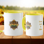 Orange Groovy Vintage Mother's Day Coffee Mug Mok