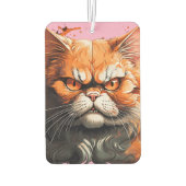 Orange Grumpy Cat  Luchtverfrisser (Achterkant)