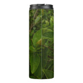 Orange Hibiscus Flower Tropical Floral Thermosbeker (Achterkant)