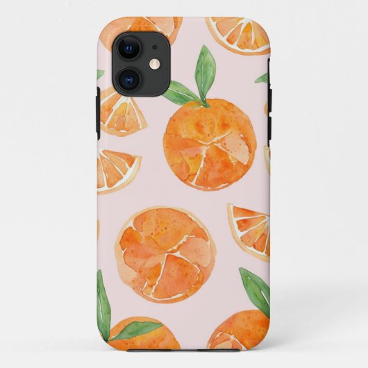 Orange Iphone case (Achterkant)