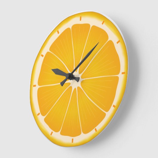 Orange Juice Clock Grote Klok (Hoek)