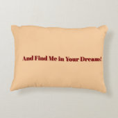 Orange Kitten , Funny Text ,  Photo Customisable   Accent Kussen (Achterkant)