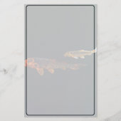 Orange Koi and Gold Koi Briefpapier (Voorkant)