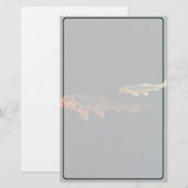 Orange Koi and Gold Koi Briefpapier (Voorkant / Achterkant)