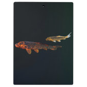 Orange Koi and Gold Koi Klembord (Achterkant)