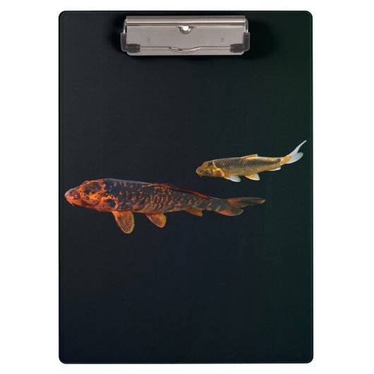 Orange Koi and Gold Koi Klembord (Voorkant)