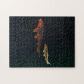 Orange Koi and Gold Koi Legpuzzel (Horizontaal)