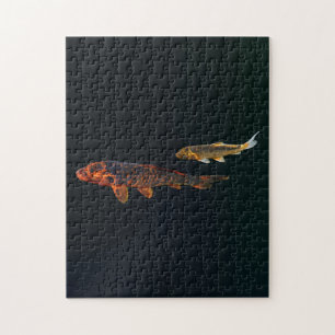 Orange Koi and Gold Koi Legpuzzel