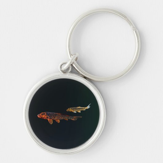 Orange Koi and Gold Koi Sleutelhanger (Voorkant)