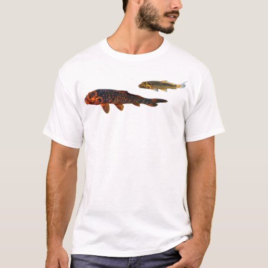 Orange Koi and Gold Koi T-shirt (Voorkant)