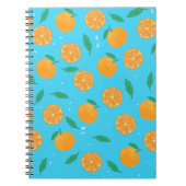Orange Love, Notizbuch mit sommerlichem Motiv Notitieboek (Voorkant)