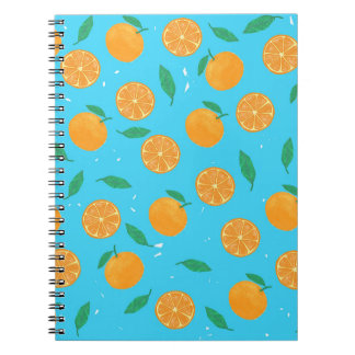 Orange Love, Notizbuch mit sommerlichem Motiv Notitieboek