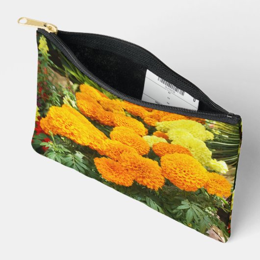 Orange Marigolds Pouch Etui (Open)