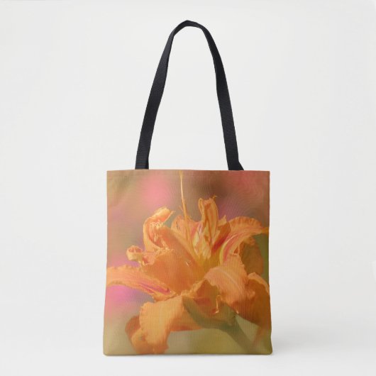 Orange Marmalade - Kwanso Daylily Tote Bag (Voorkant)