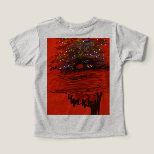 Orange Moon Landscape (Design achterkant)