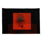 Orange Moon Landscape Pillowcases Kussensloop (Achterkant-Rechts)