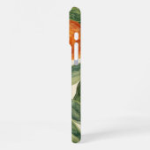 Orange Orchard – Hand-Drawn Citrus Fruit iPhone Hoesje (Linkerkant)