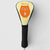 Orange Owl Design Golfheadcover (Voorkant)