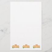 Orange Owls Design Briefpapier (Voorkant)