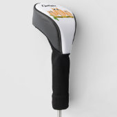 Orange Owls Design Gepersonaliseerd Golfheadcover (Schuin)
