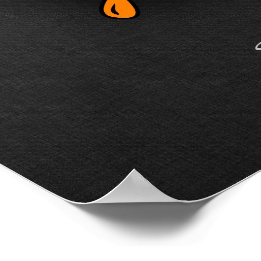 Orange Paintball Poster (Hoek)