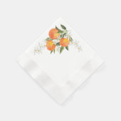 Orange Paper Napkin Servet (Hoek)