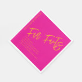 Orange Pink Engagement Party Fun facts Wedding  Servet (Hoek)