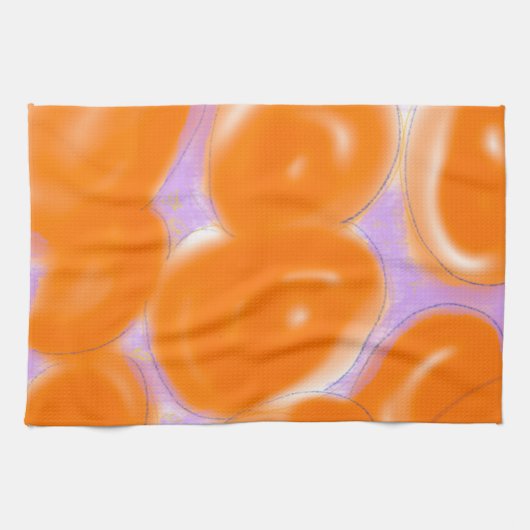 orange　pink　kitchentowel theedoek (Horizontaal)