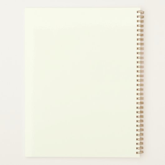 Orange Planner (Achterkant)