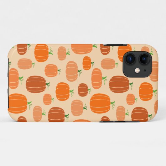 Orange pumpkins Case-Mate iPhone case (Achterkant (horizontaal))