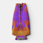 Orange Purple And Red Abstract Graphic Art Design Flesjeskoeler (Achterkant)