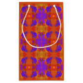Orange Purple And Red Abstract Graphic Art Design Klein Cadeauzakje (Achterkant)