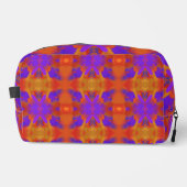 Orange Purple And Red Abstract Graphic Art Design Toilettasje (Voorkant)