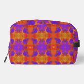 Orange Purple And Red Abstract Graphic Art Design Toilettasje (Achterkant)