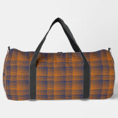 Orange Purple Checker Abstract Pattern Large Plunjezak (Voorkant)