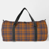 Orange Purple Checker Abstract Pattern Large Plunjezak (Achterkant)