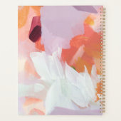 Orange & Purple | Modern Abstract Art Personalized Planner (Achterkant)