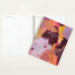 Orange & Purple | Modern Abstract Art Personalized Planner<br><div class="desc">This custom planner cover features a vibrant and unique abstract art design created from my original hand-painted work. The colorful composition adds a modern, artistic touch to your daily planning routine. You can personalize the text to make it perfect for work, school, journaling, or as a thoughtful gift. All artwork...</div>